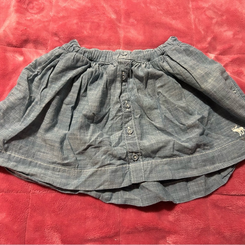 Abercrombie & Fitch Blue Mini Skirt